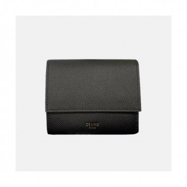 Celine 2019 Ladies Wallet,10.5cm - 셀린느 2019 여성용 레더 단지갑,CELW0024,10.5cm.블랙