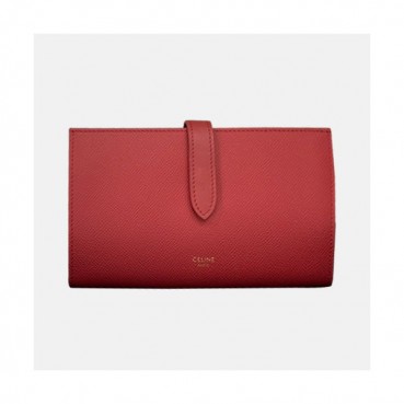 Celine 2019 Ladies Wallet,19cm - 셀린느 2019 여성용 레더 장지갑,CELW00019,19cm.레드