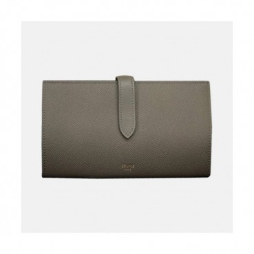 Celine 2019 Ladies Wallet,19cm - 셀린느 2019 여성용 레더 장지갑,CELW00018,19cm.그레이