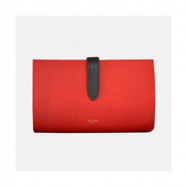 Celine 2019 Ladies Wallet,19cm - 셀린느 2019 여성용 레더 장지갑,CELW00015,19cm.레드