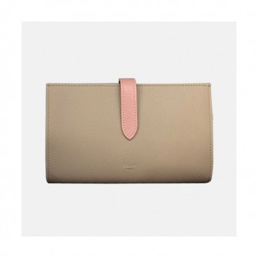 Celine 2019 Ladies Wallet,19cm - 셀린느 2019 여성용 레더 장지갑,CELW00013,19cm.베이지