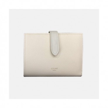 Celine 2019 Ladies Wallet,14cm - 셀린느 2019 여성용 레더 중지갑,CELW0009,14cm.화이트
