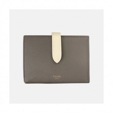 Celine 2019 Ladies Wallet,14cm - 셀린느 2019 여성용 레더 중지갑,CELW0002,14cm.그레이