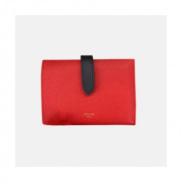 Celine 2019 Ladies Wallet,14cm - 셀린느 2019 여성용 레더 중지갑,CELW0001,14cm.레드