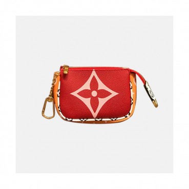Louis Vuitton 2019 Pochette Monogram PVC Womens Coin Purse,M67579,12cm  - 루이비통 2019 포쉐트 모노그램 PVC 여성용 코인 퍼스 LOUW0159,12cm,레드