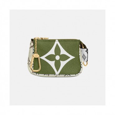 Louis Vuitton 2019 Pochette Monogram PVC Womens Coin Purse,M67579,12cm  - 루이비통 2019 포쉐트 모노그램 PVC 여성용 코인 퍼스 LOUW0157,12cm,그린