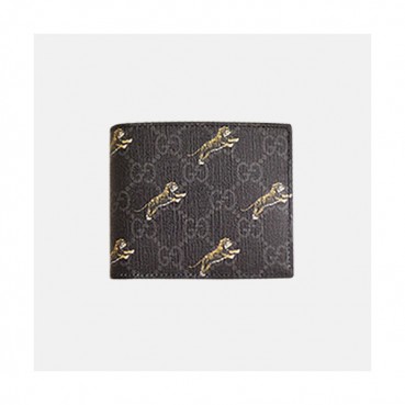 Gucci 2019 Tiger Print Wallet 575135 - 구찌 2019 타이거 프린트 남성용 반지갑  GUW0026.Size(11CM).블랙