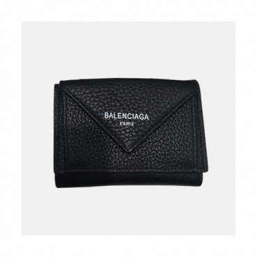 Balenciaga 2019 Leather Wallet - 발렌시아가 2019 레더 남여공용 월릿 BGW0008.블랙