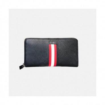 Prada 2019 Mens Saffiano Leather Zip Wallet 2ML317 - 프라다 남성 사피아노 레더 지퍼 장지갑 PRAW0068,20CM, 블랙
