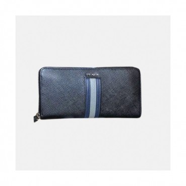 Prada 2019 Mens Saffiano Leather Zip Wallet 2ML317 - 프라다 남성 사피아노 레더 지퍼 장지갑 PRAW0067,20CM, 블랙