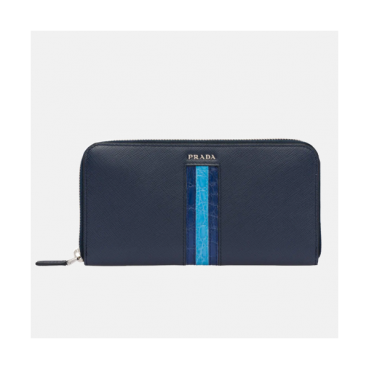 Prada 2019 Mens Saffiano Leather Zip Wallet 2ML317 - 프라다 남성 사피아노 레더 지퍼 장지갑 PRAW0061,20CM, 네이비