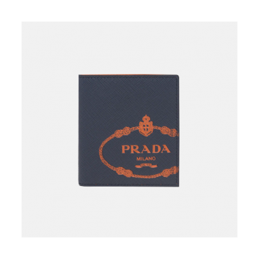 Prada 2019 Mens Saffiano Leather Wallet 2MO004 -프라다 남성 사피아노 레더 반지갑 PRAW0058, 10CM,네이비
