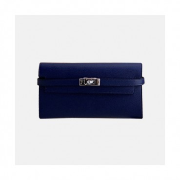 Hermes 2019 Kelly Womens  Epsom Leather Wallet - 에르메스 2019 켈리 여성용 엡송 레더 장지갑 HERW0007,다크블루