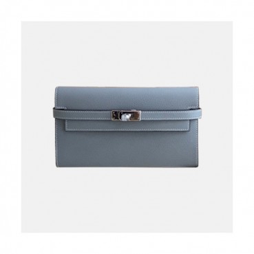 Hermes 2019 Kelly Womens  Epsom Leather Wallet - 에르메스 2019 켈리 여성용 엡송 레더 장지갑 HERW0005,연블루