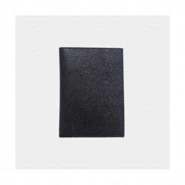 Thom Browne 2019 Leather Mens Passeport Case - 톰브라운 2019 레더 남성용 여권지갑 TBW0012,블랙