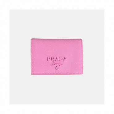 Prada 2019 Saffiano Wallet IMV204 - 프라다 사피아노 여성용 반지갑 PRAW0033. 11CM.핑크