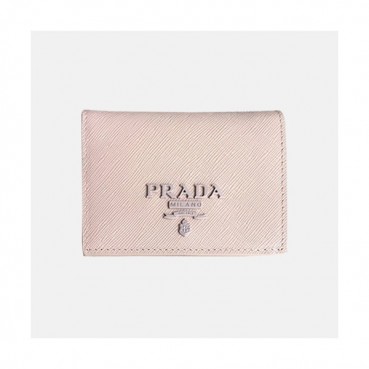 Prada 2019 Saffiano Wallet IMV204 - 프라다 사피아노 여성용 반지갑 PRAW0032. 11CM.인디핑크