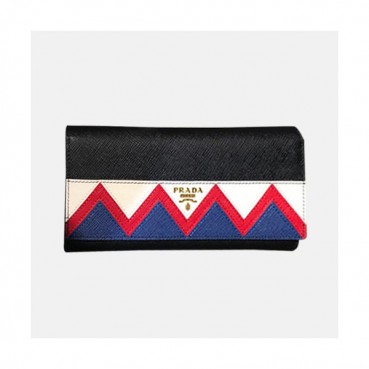 Prada 2019 Saffiano Wallet 1MH132 - 프라다 사피아노 여성용 장지갑 PRAW0027.19CM.블랙
