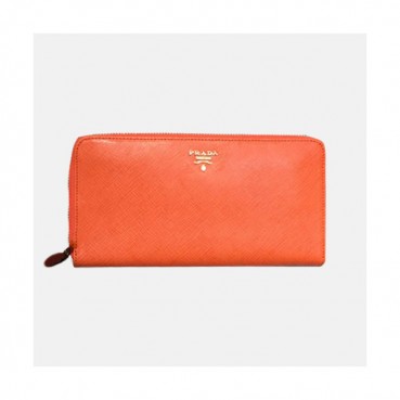 Prada 2019 Saffiano Zip Round Wallet 2ML506 - 프라다 사피아노 여성용 지퍼 라운드 장지갑 PRAW0014.20CM.오렌지