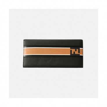 Fendi 2019 Leather Wallet - 펜디 남여공용 레더 장지갑 FENW0039.Size(18.5cm).블랙