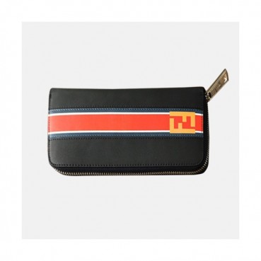 Fendi 2019 Leather Zip Round Wallet - 펜디 남여공용 레더 지퍼 라운드 장지갑 FENW0037.Size(19cm).다크네이비