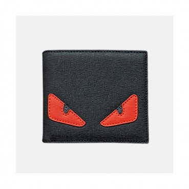 Fendi 2019 Leather Wallet - 펜디 남여공용 레더 반지갑 FENW0026.Size(11.5cm).블랙