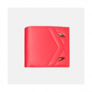 Fendi 2019 Bag Bugs Leather Wallet - 펜디 남여공용 백 버그 레더 반지갑 FENW0012.Size(11.5cm).레드