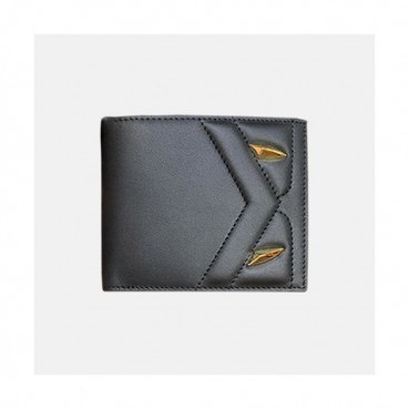 Fendi 2019 Bag Bugs Leather Wallet - 펜디 남여공용 백 버그 레더 반지갑 FENW0009.Size(11.5cm).블랙