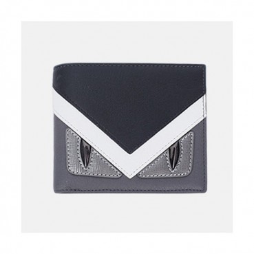 Fendi 2019 Leather Wallet - 펜디 남여공용 레더 반지갑 FENW0003.Size(11.5cm).그레이