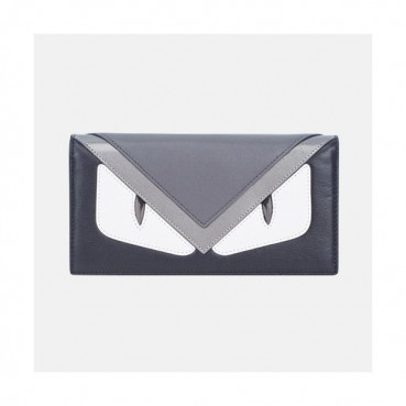Fendi 2019 Leather Wallet - 펜디 남여공용 레더 장지갑 FENW0002.Size(18.5cm).그레이