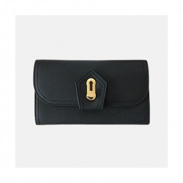 Burberry 2019 Leather Milton Wallet - 버버리 여성용 레더 밀턴 장지갑 BURW0068.Size(19.5CM).블랙