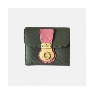 Burberry 2019 Trench Leather Wallet - 버버리 여성용 트렌치 레더 지갑 BURW0056.Size(11CM).카키