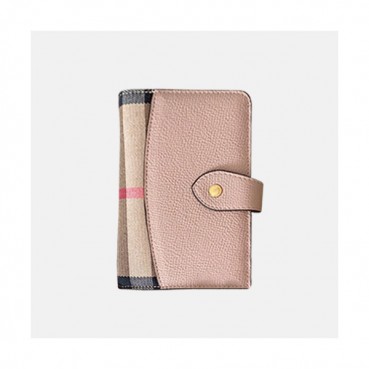 Burberry 2019 Leather Wallet - 버버리 여성용 레더 중지갑 BURW0043.Size(12CM).연핑크