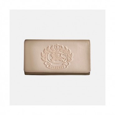 Burberry 2019 Leather Wallet - 버버리 남여공용 레더 장지갑 BURW0033.Size(19CM).연핑크