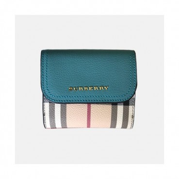 Burberry 2019 Leather Wallet - 버버리 레더 반지갑 BURW0021.Size(11CM).연블루