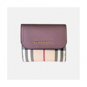 Burberry 2019 Leather Wallet - 버버리 레더 반지갑 BURW0019.Size(11CM).연핑크