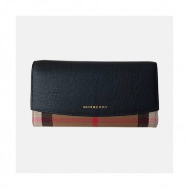 Burberry 2019 Banner Leather Wallet - 버버리 배너 레더 장지갑 BURW0014.Size(19CM).네이비