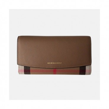 Burberry 2019 Banner Leather Wallet - 버버리 배너 레더 장지갑 BURW0011.Size(19CM).베이지브라운
