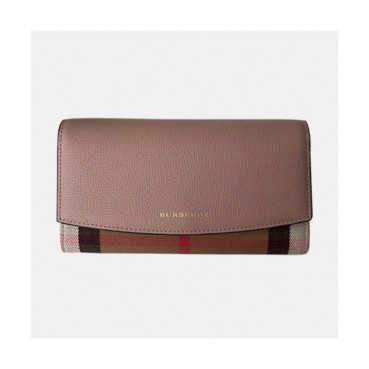 Burberry 2019 Banner Leather Wallet - 버버리 배너 레더 장지갑 BURW0007.Size(19CM).연핑크