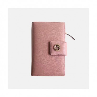 Gucci 2019 Leather Wallet  337023 - 구찌 여성용 레더 중지갑  GUW0015.Size(14cm).핑크