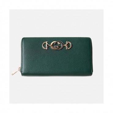 Gucci 2019 Womens Zumi Zippy Wallet 570661 - 구찌 여성 주미 지피 장지갑 GUW0004.Size(19cm).그린