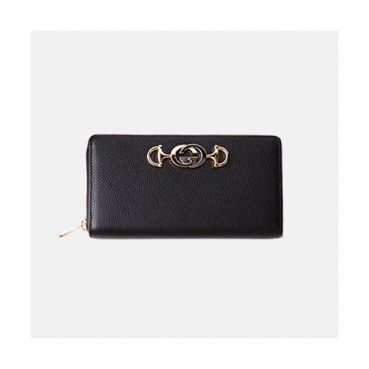 [모던한디자인]Gucci 2019 Womens Zumi Zippy Wallet 570661 - 구찌 여성 주미 지피 장지갑 GUW0003.Size(19cm).블랙