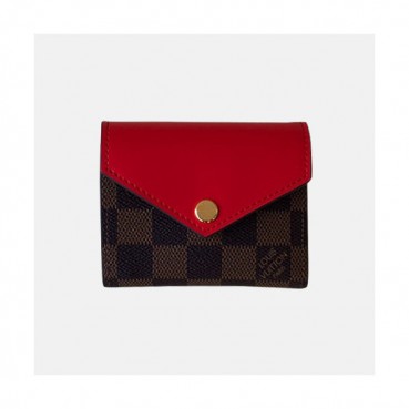 Louis Vuitton 2019 Ladies Zoe Wallet M62932 - 루이비통 여성용 조에 월릿 반지갑 LOUW0129.Size(9.5cm).레드+브라운