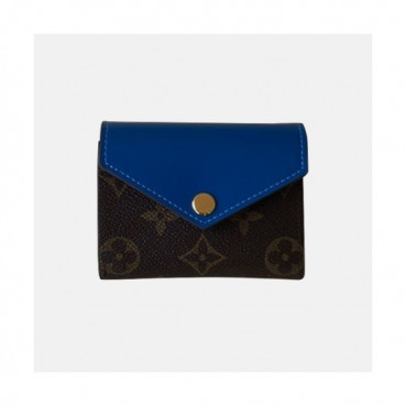 Louis Vuitton 2019 Ladies Zoe Wallet M62932 - 루이비통 여성용 조에 월릿 반지갑 LOUW0127.Size(9.5cm).블루+브라운