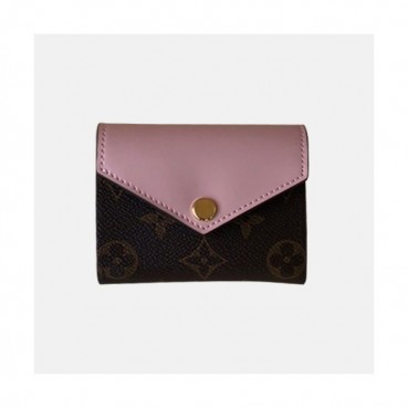 Louis Vuitton 2019 Ladies Zoe Wallet M62932 - 루이비통 여성용 조에 월릿 반지갑 LOUW0126.Size(9.5cm).핑크+브라운
