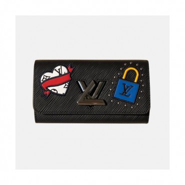Louis Vuitton 2019 Twist Epi Wallet M63466 -  루이비통 트위스트 에삐 월릿 장지갑 LOUW0121.Size(19CM).블랙