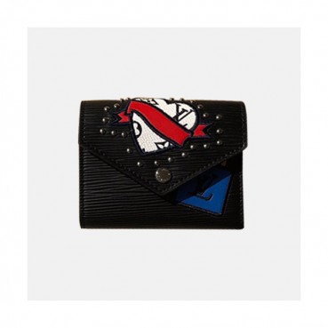 Louis Vuitton 2019 Victorine Epi Wallet M63325 -  루이비통 빅토린 에삐 월릿 반지갑 LOUW0117.Size(12CM).블랙