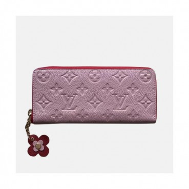 Louis Vuitton 2019 Ladies Monogram Clemence Zippy Wallet M63920 -  루이비통 모노그램 클레망스 지피 월릿 장지갑 LOUW0100.Size(20CM).핑크