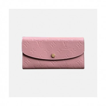 Louis Vuitton 2019 Ladies Monogram Emilie Wallet M64084 - 루이비통 모노그램 에밀리 월릿 장지갑 LOUW0076.Size(19cm).핑크
