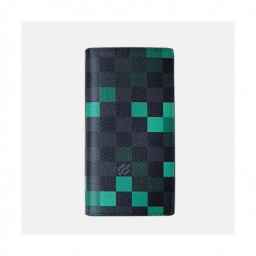 Louis Vuitton 2019 Brazza Wallet N60162 - 루이비통 남성용 브라짜 월릿 장지갑 LOUW0063.Size(19cm).그린